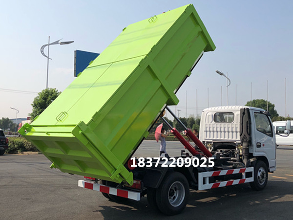 國六3噸--5噸東風(fēng)多利卡D6勾臂式垃圾車主要參數(shù)介紹